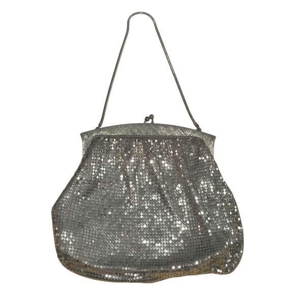 Whiting & Davis Co Gold Mesh Evening Bag - Picture 3 of 11